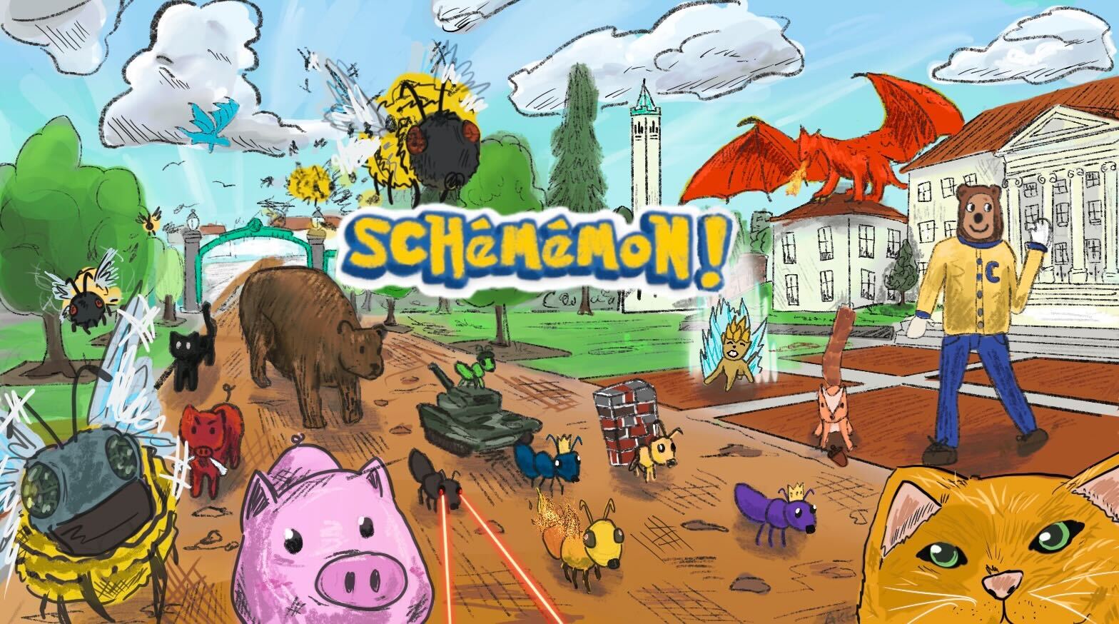 Schememon art by Alicia Gullon